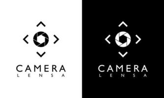 icono de obturador de cámara concepto de diseño gráfico de fotógrafo, conjunto de vectores de logotipo. herramientas de colección gráfica de moda hipster. icono de foto