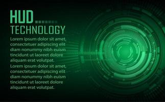 Fondo de concepto de tecnología futura de circuito cibernético vector