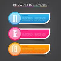 modern text box template, banner Infographics vector