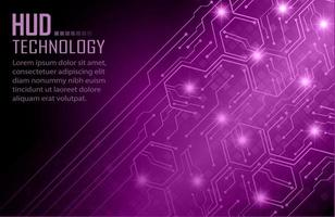 cyber circuit future technology concept background vector