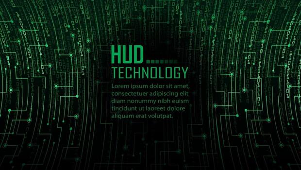 Fondo de concepto de tecnología futura de circuito cibernético vector