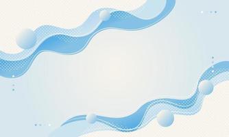 abstract wave and line with geometry background vector