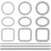 100,000 Cross stitch frame Vector Images