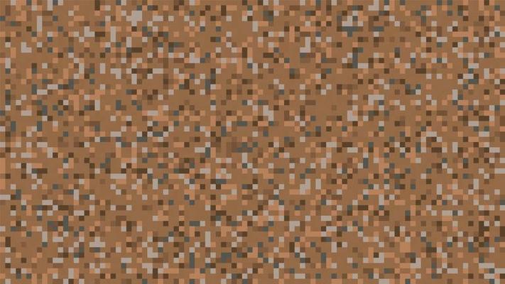 Pixel minecraft style land block background Vector Image