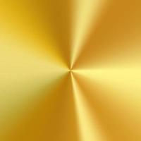 Radial polished texture golden metal vector