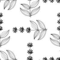 gentian seamless pattern vector