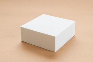 White block in geometry shape photo