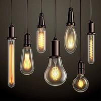 Light Bulbs Realistic Set Vector Illustration