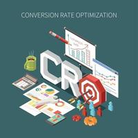 Conversion Rate Optimization Concept Vector Illustration