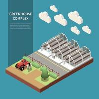 Modern Greenhouse Concept Vector Illustration