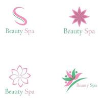 beauty spa logo vector illustration design template