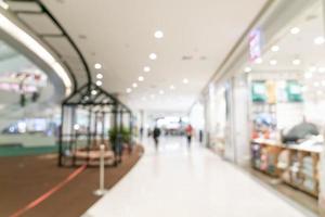 Abstract blur shopping mall and retail store for background photo