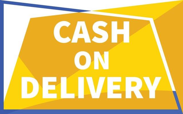 Cash On Delivery Steacker Vector