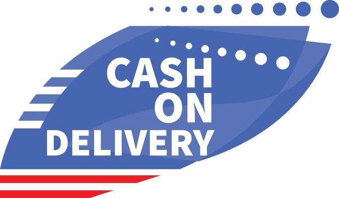 Cash On Delivery Steacker Vector