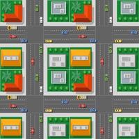 The top view from traffic, transport, transportation is a map vector