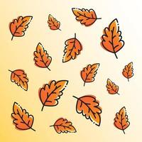 autumn background logo template illustration vector