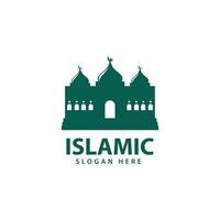 Islamic logo design vector, template icon illustration. vector