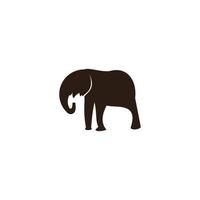 Elephant line logo template. design vector icon