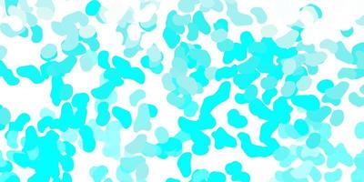 Light green vector texture with memphis shapes.