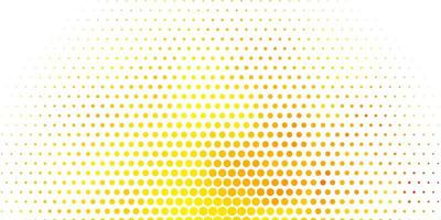 Light Orange vector texture with disks.