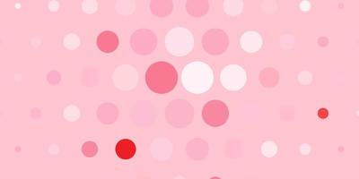 Light Red vector layout with circle shapes.