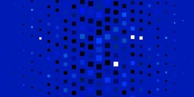 Dark BLUE vector background with rectangles.