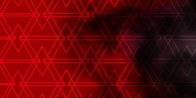 Dark Red vector pattern with polygonal style.