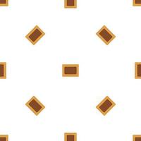 Illustration on theme big set identical biscuit, kit pastry cookie vector