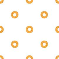 big set identical biscuit, kit colorful pastry cookie vector