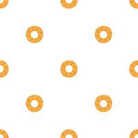 big set identical biscuit, kit colorful pastry cookie vector