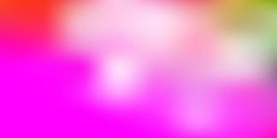 Light pink, green vector abstract blur template.