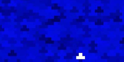 Dark BLUE vector background with rectangles.