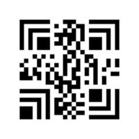 Abstract digital code scanner barcode template for social media vector