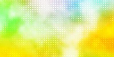 Light Multicolor vector backdrop with dots.