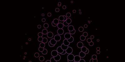 Dark Pink vector layout with circle shapes.
