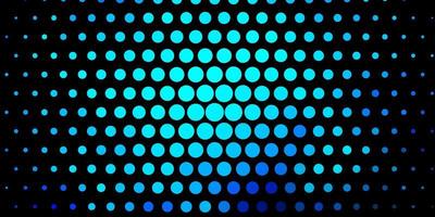 Dark BLUE vector backdrop with circles.