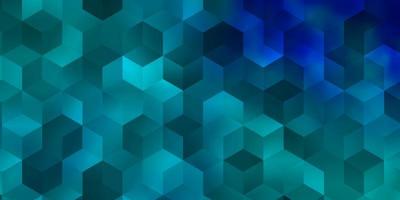 Light Pink, Blue vector background with hexagons.