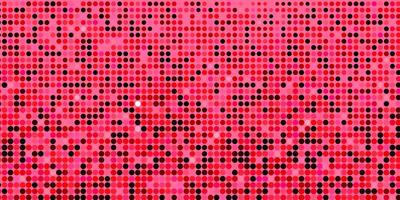 Dark Pink, Red vector background with bubbles.