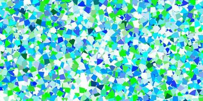 Light blue vector backdrop with lines, triangles.