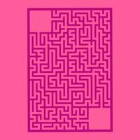 Maze for kids. Puzzle for children. Labyrinth conundrum. vector