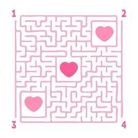 Maze for kids. Puzzle for children. Labyrinth conundrum. vector