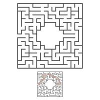 Maze for kids. Puzzle for children. Labyrinth conundrum. vector