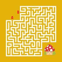 Maze for kids. Puzzle for children.  Labyrinth conundrum. vector