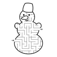 Maze for kids. Puzzle for children.  Labyrinth conundrum. vector