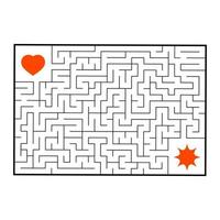 Maze for kids. Puzzle for children.  Labyrinth conundrum. vector