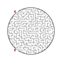 Maze for kids. Puzzle for children.  Labyrinth conundrum. vector