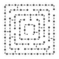 Maze for kids. Puzzle for children.  Labyrinth conundrum. vector