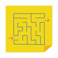 Maze for kids. Puzzle for children.  Labyrinth conundrum. vector