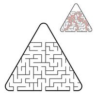 Maze for kids. Puzzle for children.  Labyrinth conundrum. vector