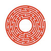 Maze for kids. Puzzle for children.  Labyrinth conundrum. vector